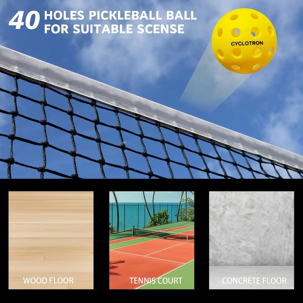 6 Pack Pickleballs
