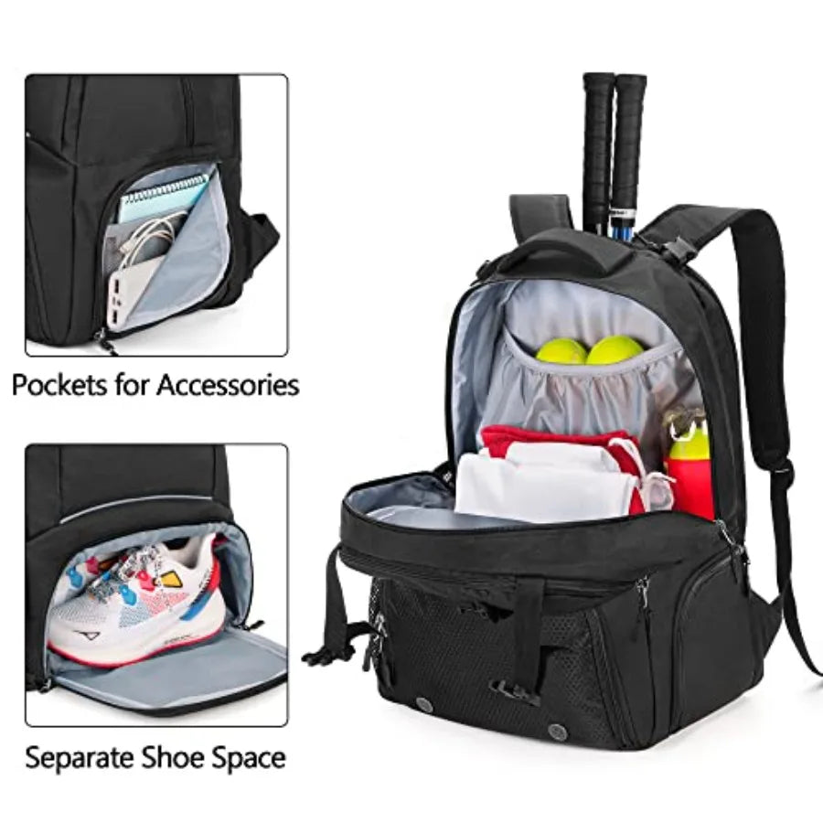 Ventilated Tennis Backpack - Well Pickle 