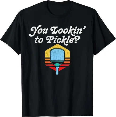 Retro Pickle Pickleball Tee