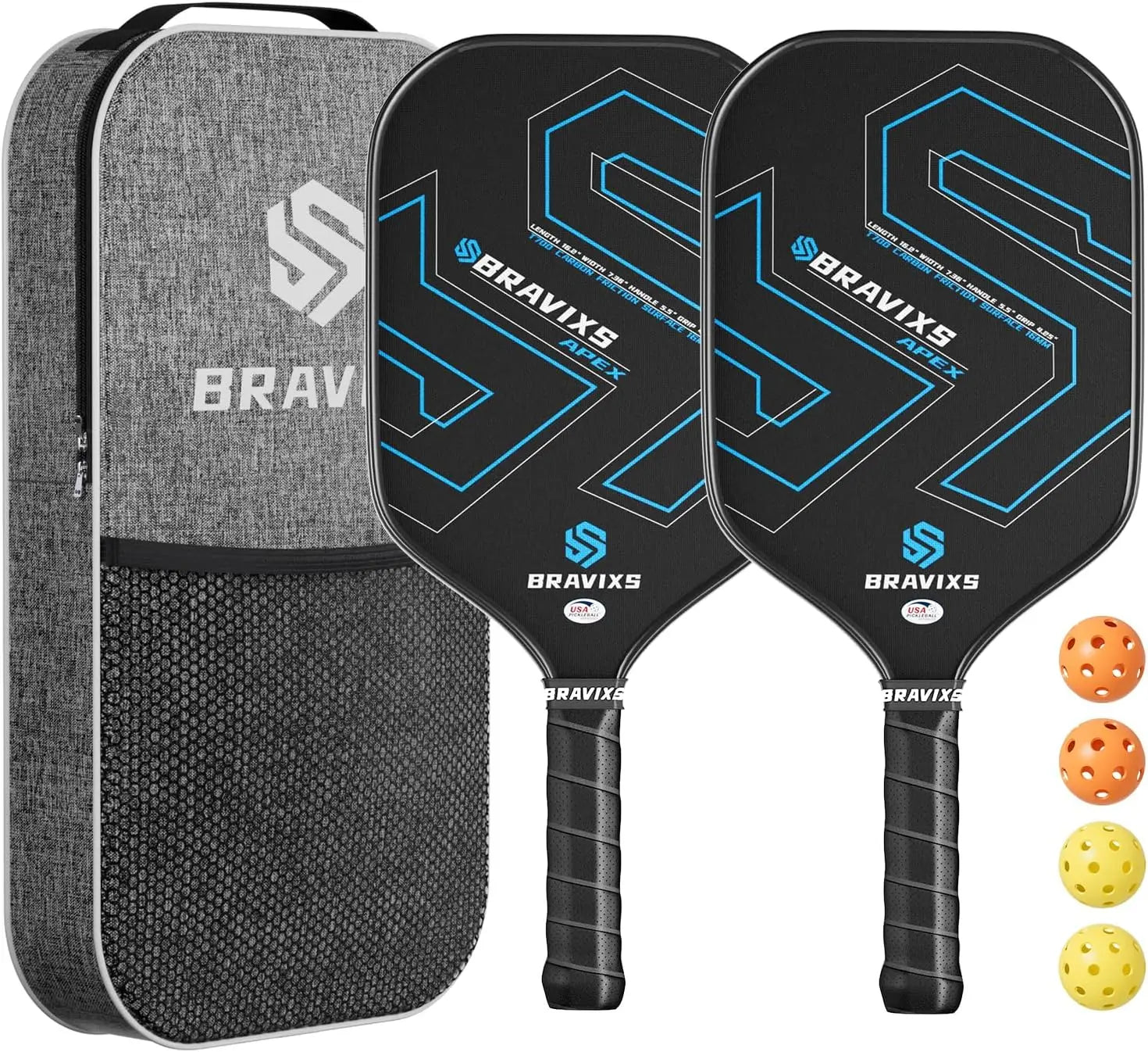 USAPA Carbon Fiber Paddle Set