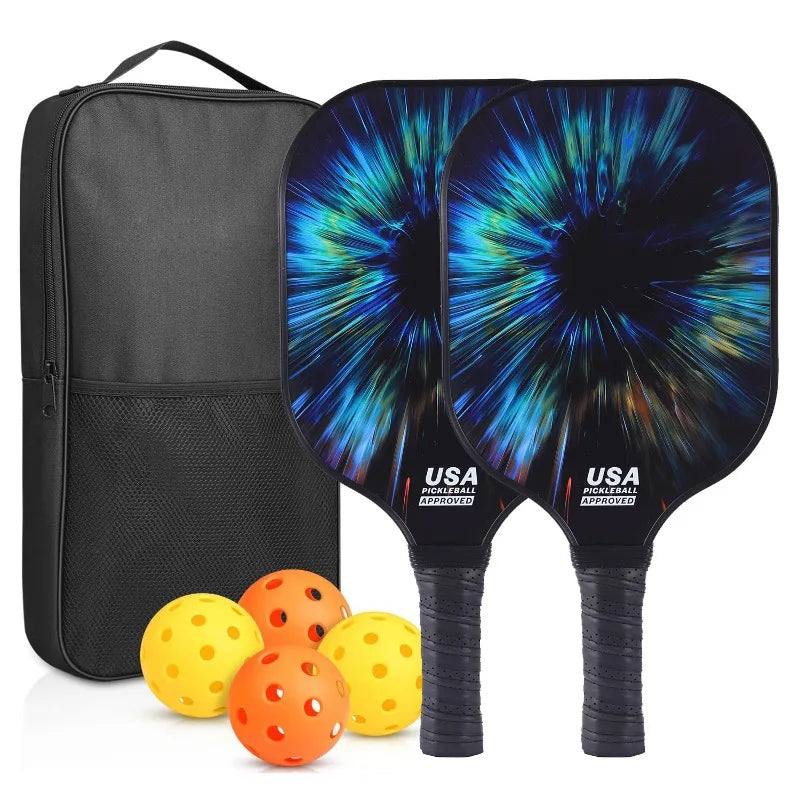 Carbon Pickleball Paddle Set