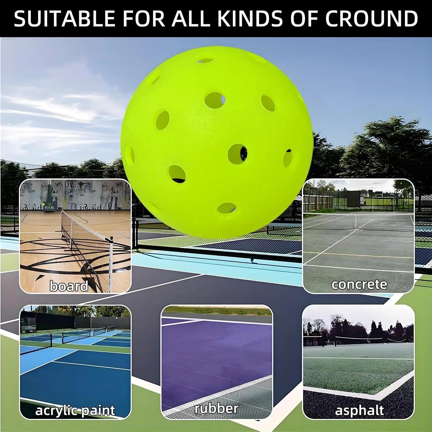 40 Hole Pickleball Balls