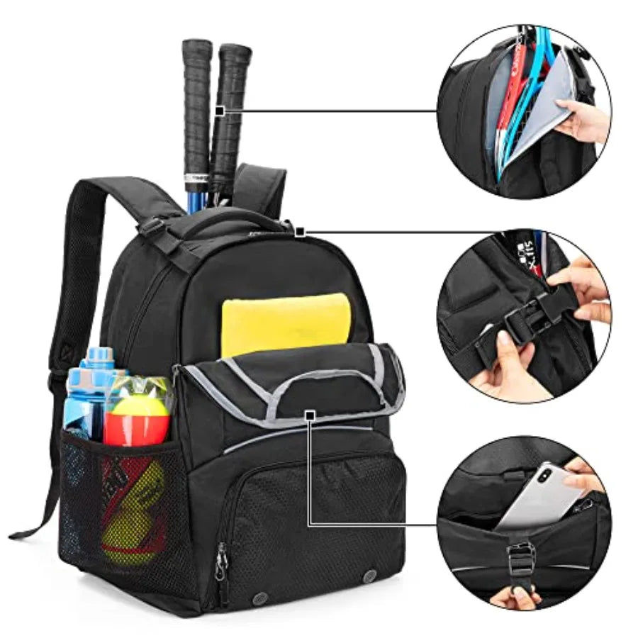 Ventilated Tennis Backpack - Well Pickle 
