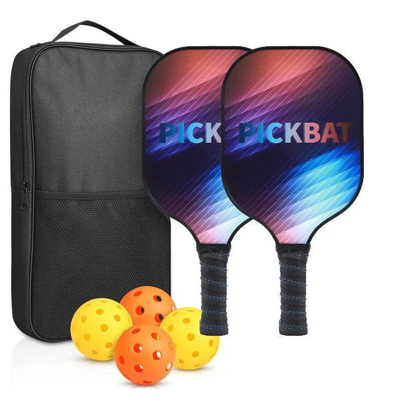Carbon Pickleball Paddle Set