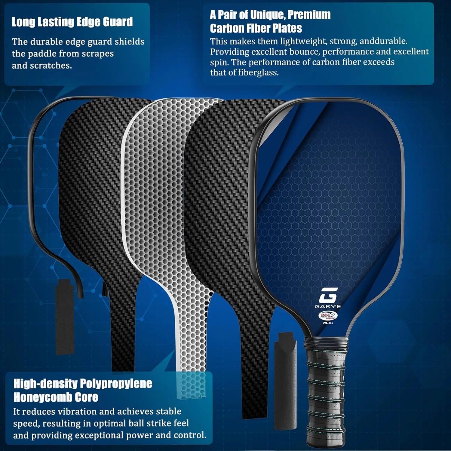 Carbon Fiber Paddle Kit