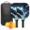 Carbon Pickleball Paddle Set