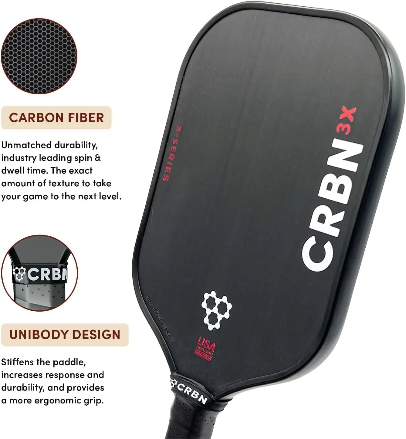 Foam Edge Carbon Paddle