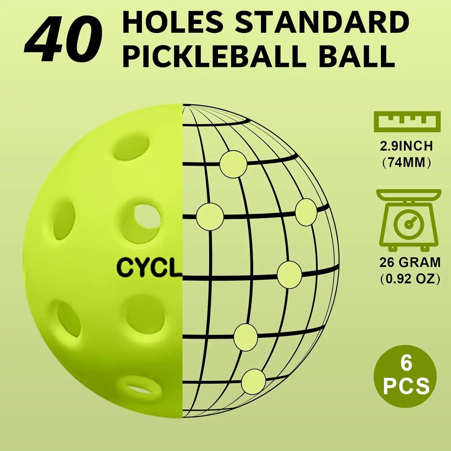 USAP 6 Pack Balls - Well Pickle 